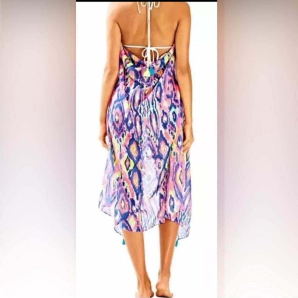 Lilly Pulitzer beach, cover-up, gypsy jungle, multi luminescent